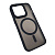 Чехол-крышка #83 magnetic collection mil-std для iphone 15 pro max черный