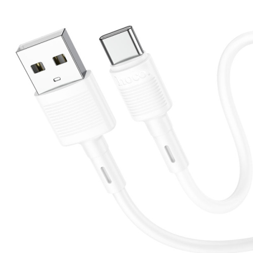 Кабель usb hoco x83 type-c 1m белый