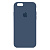 чехол-силикон silicone case NEW для iphone 6/6S zxc20 темно-синий  