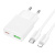 Сзу hoco n73 type-c to lighting (usb-a/usb-c/20w) белое
