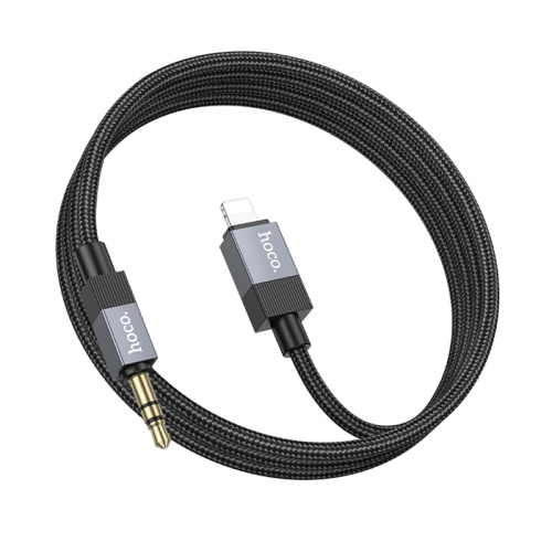 Шнур aux hoco upa32a 3,5/lightning черный
