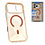 Чехол-крышка #66 j-case crystal iphone 17 pro оранжевый