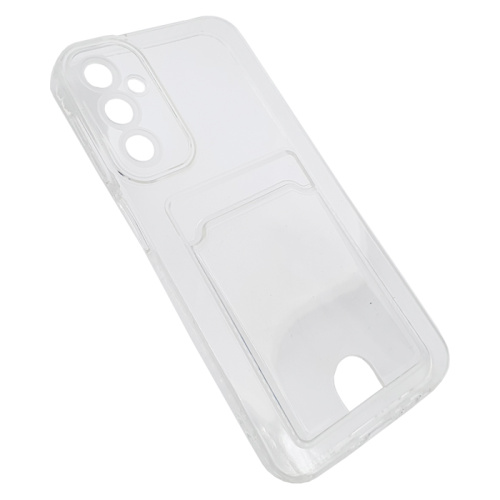 Чехол-силикон card holder Samsung a24 прозрачный