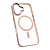 Чехол-силикон #014 clear case magsafe для iphone 16 в пакетике розовый