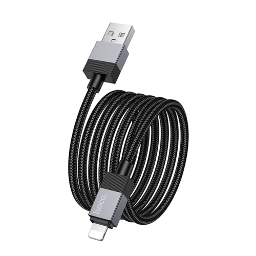 Кабель usb hoco x110 lightning черный