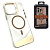Чехол-крышка #84 kajsa aluminium trans-shield back case для iphone 16 pro light gold