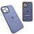 Чехол-силикон silicone case аналог (cam.protec) для iphone 13 pro max темно-голубой