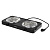 Электрическая плитка maxvi he201 (2000вт) black