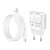 Сзу hoco c109a (usb/type-c/10.5w) белое