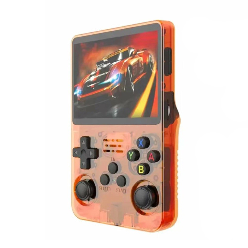 Игровая приставка r36s 64gb оранжевая