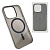 Чехол-силикон clear case magsafe animation для iphone 15 pro max серый