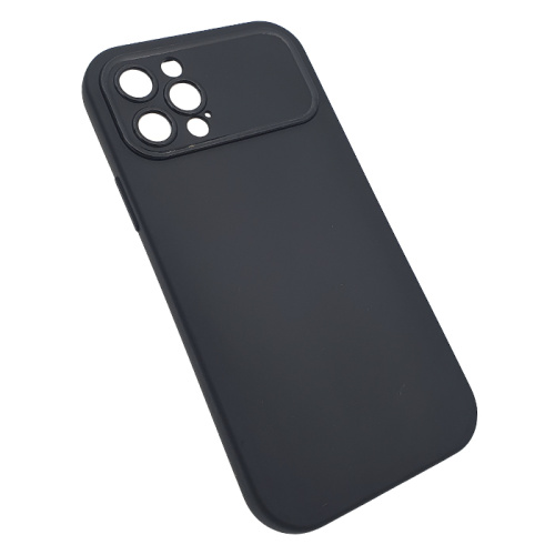 Чехол-силикон sf для iphone 12 pro max черный