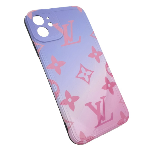 Чехол-силикон full print brends для iphone 11 сиреневый