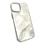 Чехол-крышка marble для iphone 11 серебристый
