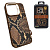Чехол-крышка #84 kajsa glamorous genuine leather snake pattern для iphone 16 pro brown