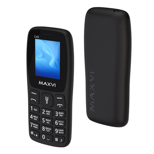 Тел.maxvi c45 черный (eac)