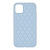Чехол-крышка silicone case стеганый для iphone 11 pro max голубой