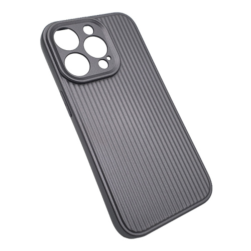 Чехол-силикон ycaden fluted для iphone 14 pro серый