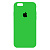 чехол-силикон silicone case NEW для iphone 6/6S zxc53 зеленый  