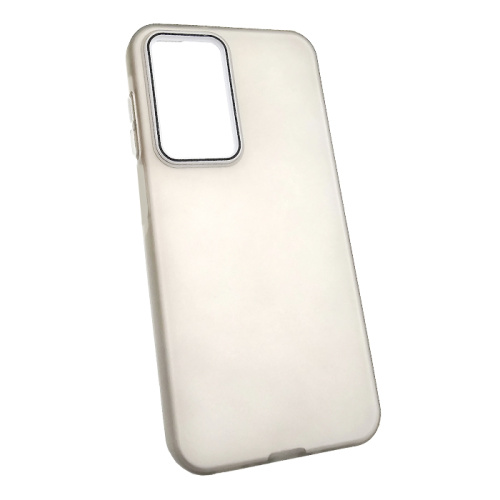 Чехол-крышка knit transparent для Samsung a56 серый