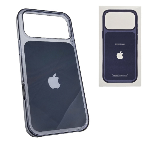 Чехол-крышка #77 clear case iphone 17 pro max синяя