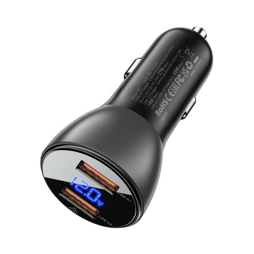 Азу acefast b7 (2usb/45w) черное
