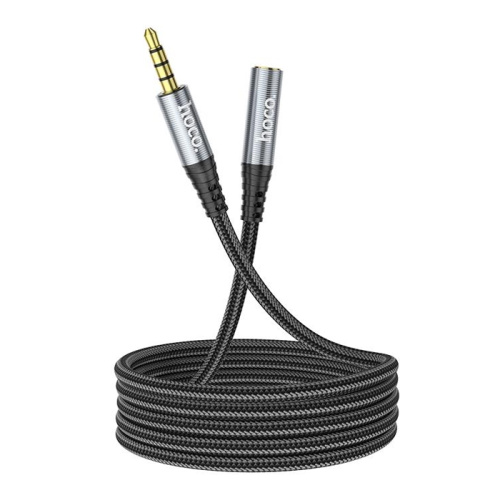 Шнур aux hoco upa20 3,5/3,5 1м серый 