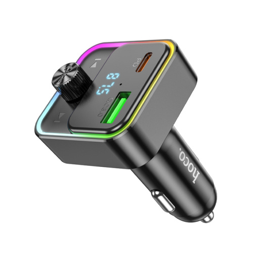 Fm-модулятор hoco e81 (pd30w/qc3.0) черный