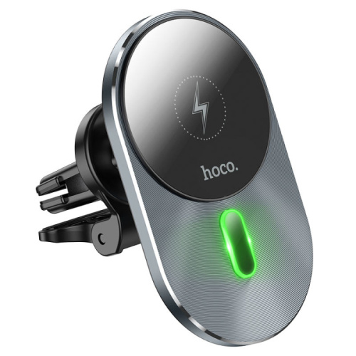 Автодержатель hoco ca91 magnetic holder 15w серый