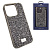 Чехол-крышка swarovski crystalline iphone 15 pro титан