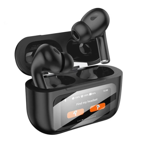 Hoco tws ew72 с экраном черные