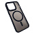 Чехол-крышка #83 magnetic collection mil-std для iphone 15 pro max черный