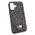 Чехол-крышка swarovski стразы для iphone 16 темно-серый
