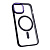 Чехол-силикон #014 clear case magsafe для iphone 11 в пакетике фиолетовый