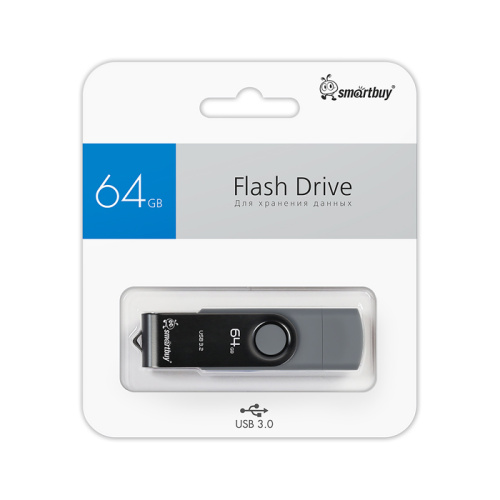 64gb (3.0) usb-type c smartbuy twist dual черная