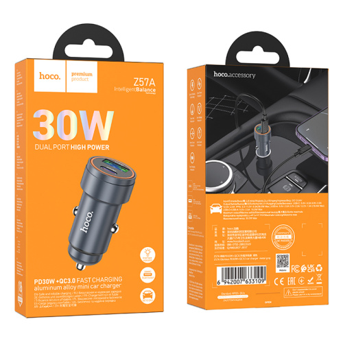 Азу hoco z57a (pd30w/qc3.0) черный