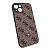Чехол-крышка guess (2) для iphone 13 коричневый