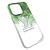 Чехол-крышка print hard pattern для iphone 14 pro бело-зеленый