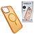 Чехол-крышка #83 magnetic collection mil-std для iphone 13 pro оранжевый