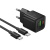 Сзу hoco n65 type-c to type-c (usb-c/usb-a/pd20w) черное 