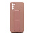 Чехол силикон new stand case Samsung a02s, пудра