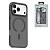 Чехол green lion matte magsafe x для iphone 17 pro черный