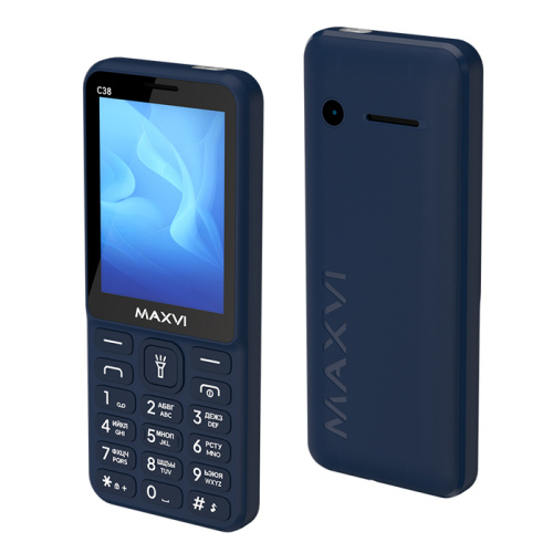 Тел.maxvi c38 синий (eac)