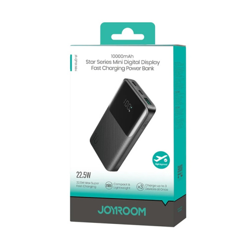 Пзу joyroom jr-qp191 10000mah (22.5w) черный