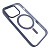 Чехол-силикон #71 clear case magsafe (magnetic) для iphone 14 pro фиолетовый