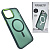 Чехол-крышка #83 magnetic collection mil-std для iphone 13 pro зеленый