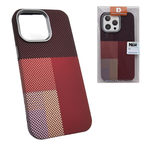 Чехол-крышка arrival для iphone 16 pro pixel черно-красный