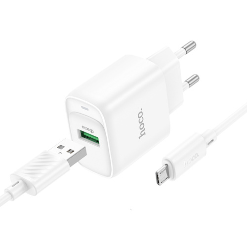 Сзу hoco c140a micro (18w) белое
