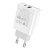 Сзу hoco c80a type-c to type-c (usb/pd/20w/3a) белый