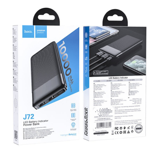 Пзу hoco j72 (10000mah) черный